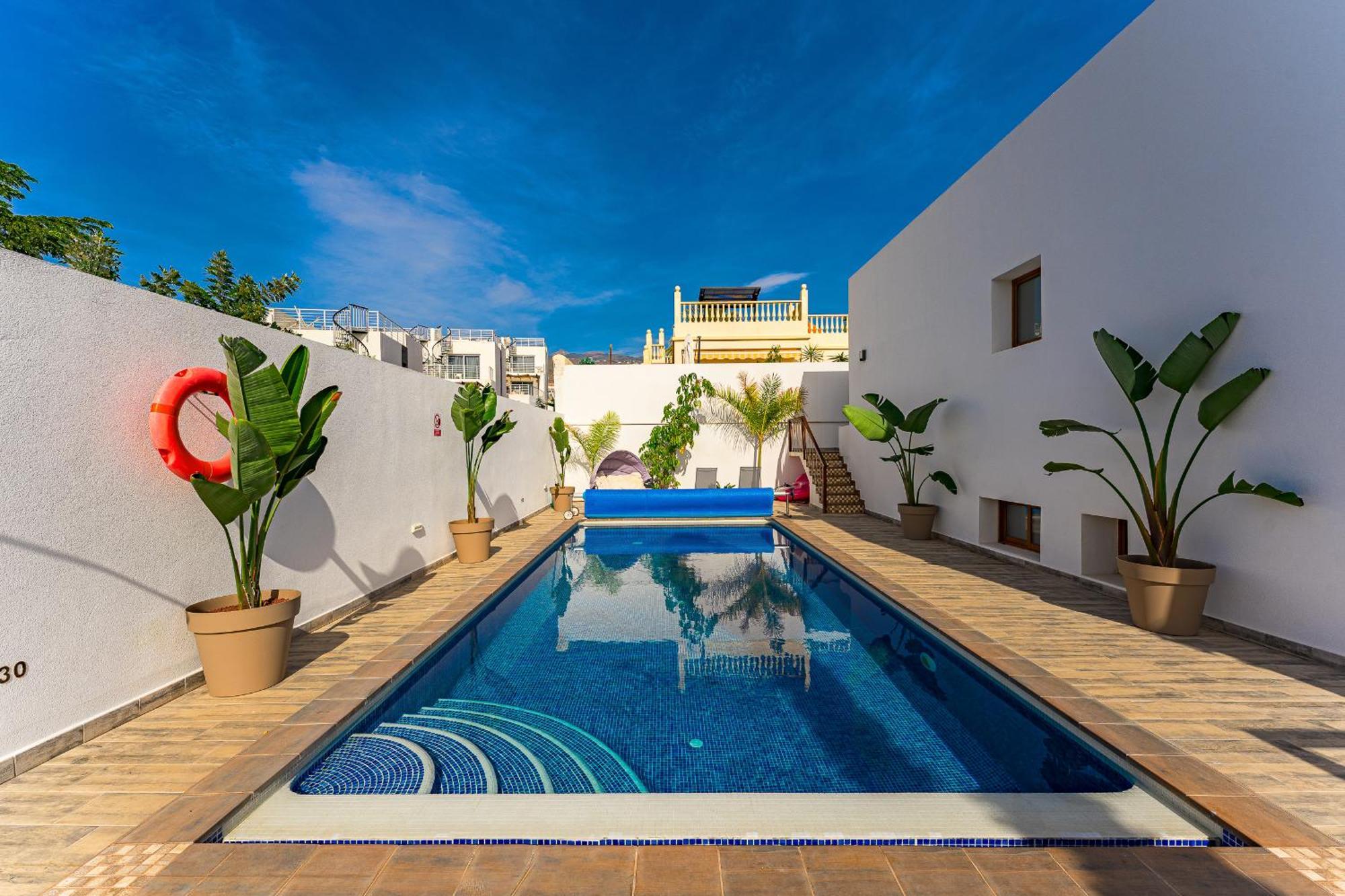 Fabulous Contemporary 5 Bedroom Villa With Private Heated Pool, Sleeps Max 13 Callao Salvaje Extérieur photo